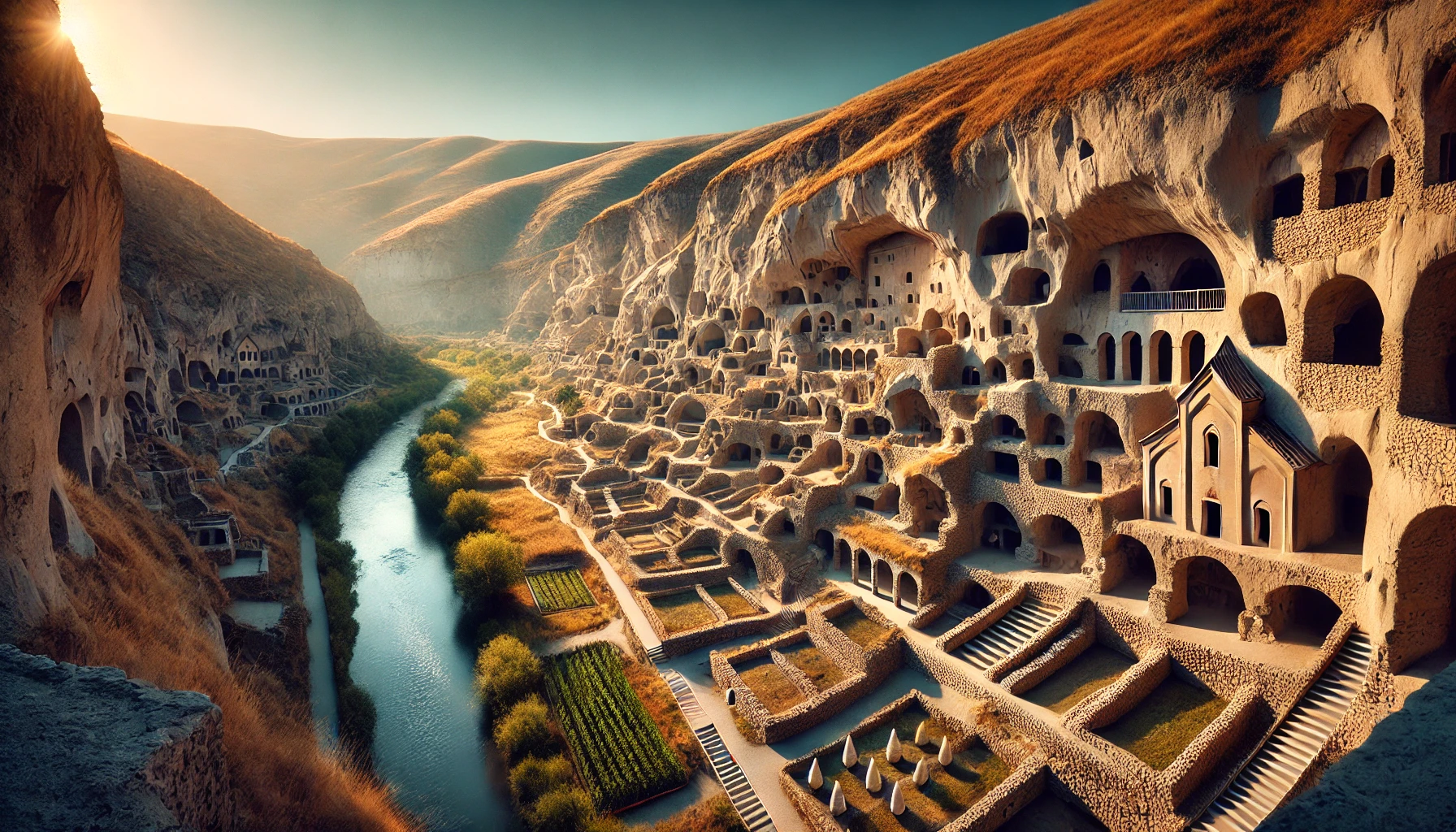 Вардзия – древний город в скалах